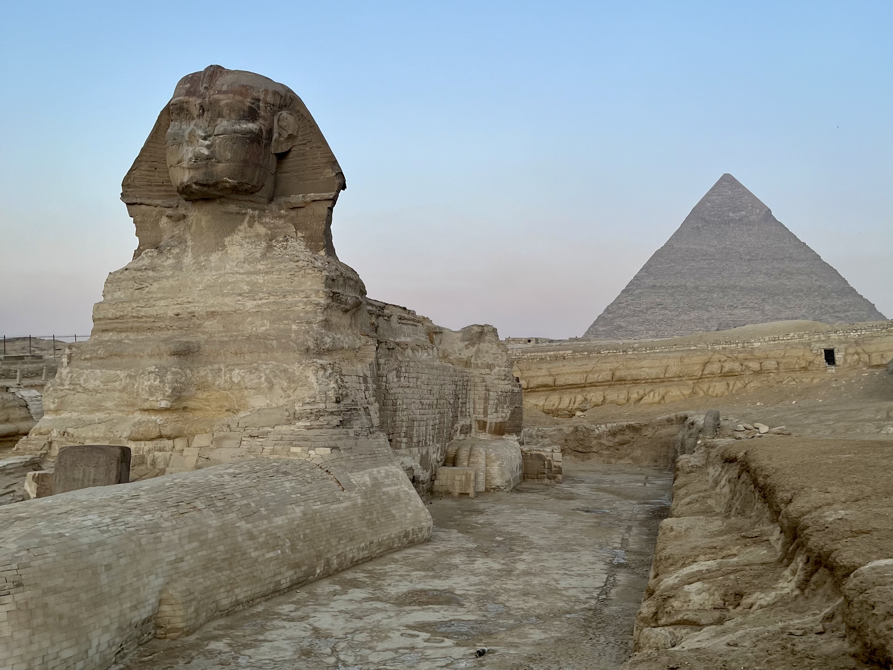 The Sphinx gazes through time